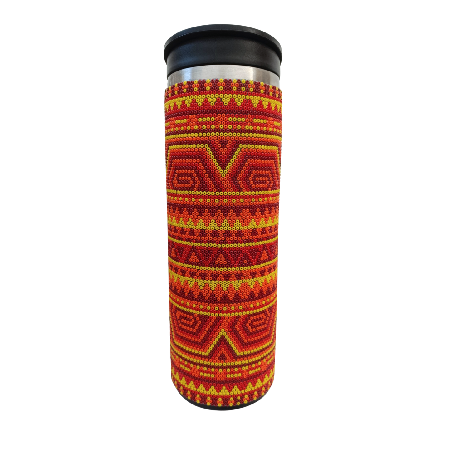 022 Termo fuego Ancestral. Tonos Rojos.