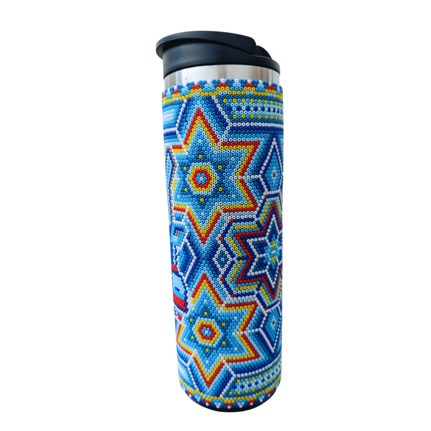 012 Termo Tlaloc, tonos azules