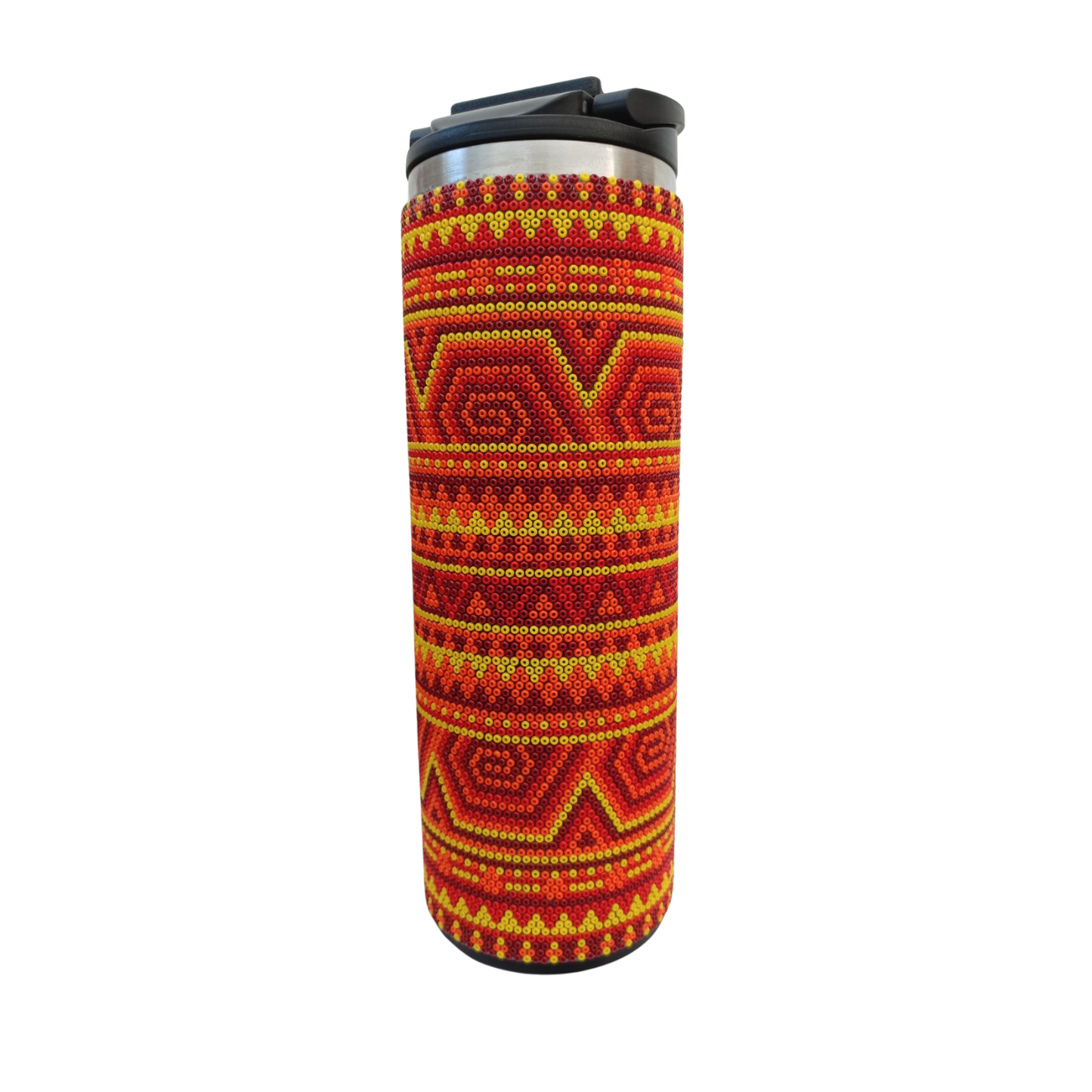 022 Termo fuego Ancestral. Tonos Rojos.