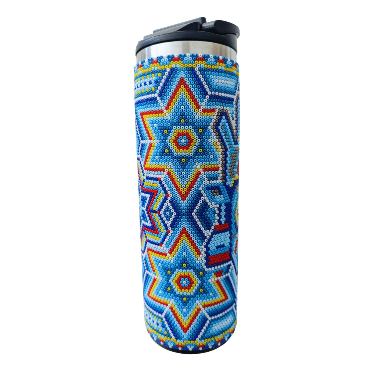 012 Termo Tlaloc, tonos azules