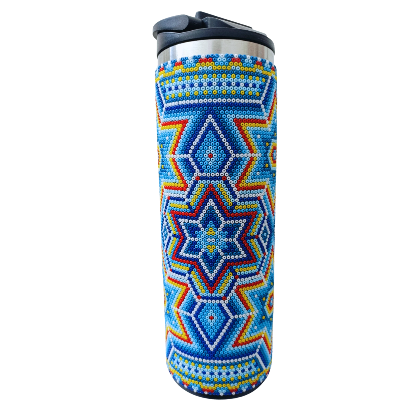 012 Termo Tlaloc, tonos azules